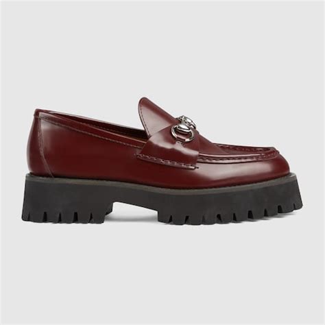 mocassino bordeaux gucci